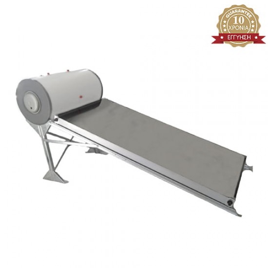 Ηλιακός Θερμοσίφωνας Χαμηλού Ύψους 300 λίτρων Glass Τριπλής Ενέργειας με 5τ.μ. επιλεκτικό Συλλέκτη